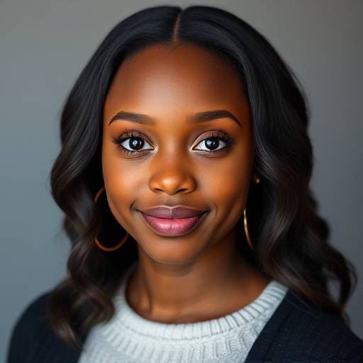Portrait of Aaliyah Jackson, Colorist and Finishing Artist at Aurora Studios.