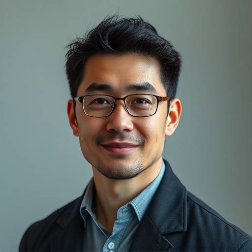 Portrait of Kenji Tanaka, the Compositing Lead at Aurora Studios.