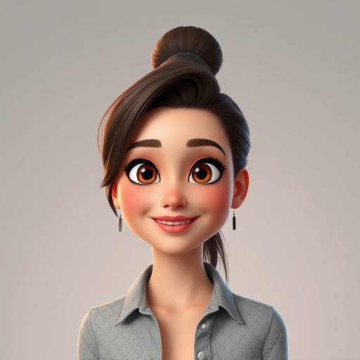 Portrait of Maria Rodriguez, the Head of Animation at Aurora Studios.